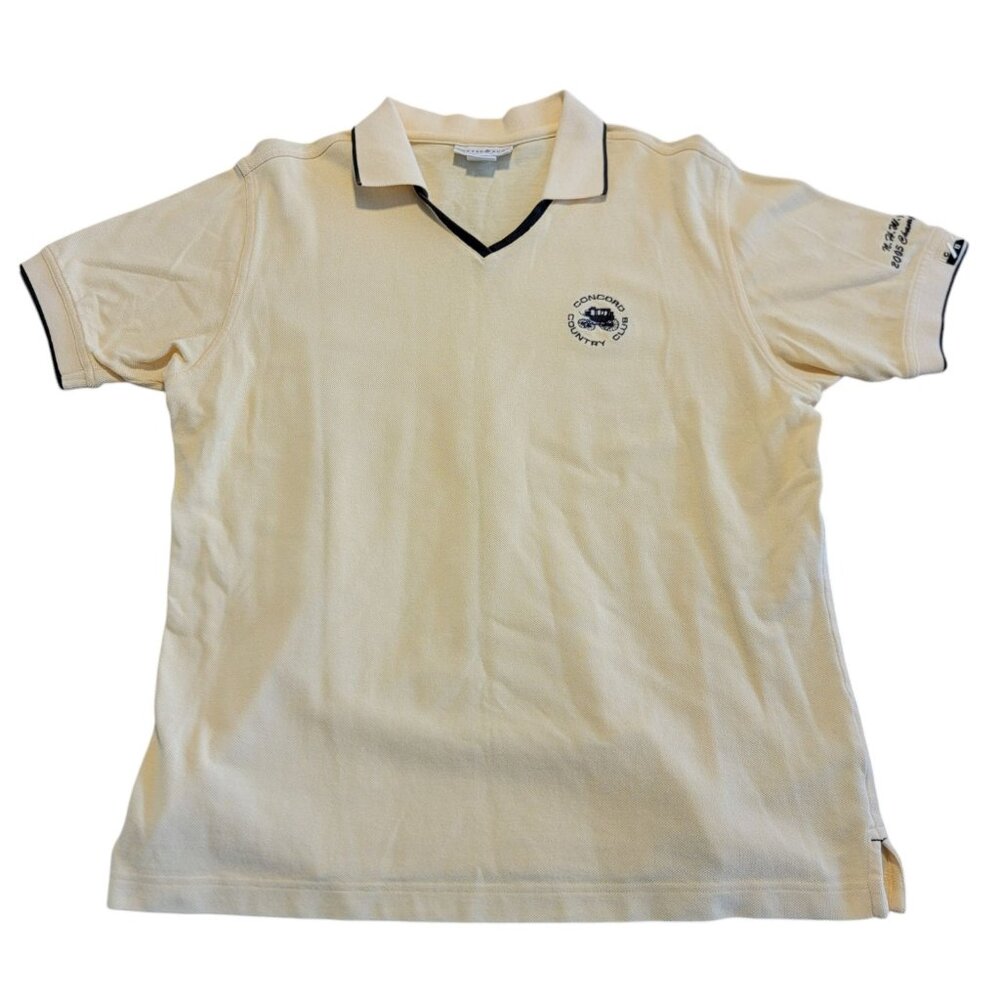 Concord Country Club Cutter &‎ Buck Polo Women's Medium Yellow Shirt M Golf